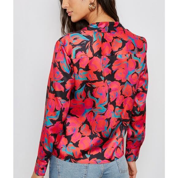 Topshop Floral Print Pyjama Shirt - Picture 7 of 9